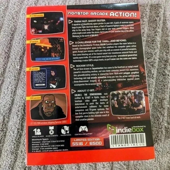 GALAK-Z Dimensional Indiebox‎ EXCLUSIVE Limited Collectors Steam New! - Picture 3 of 5